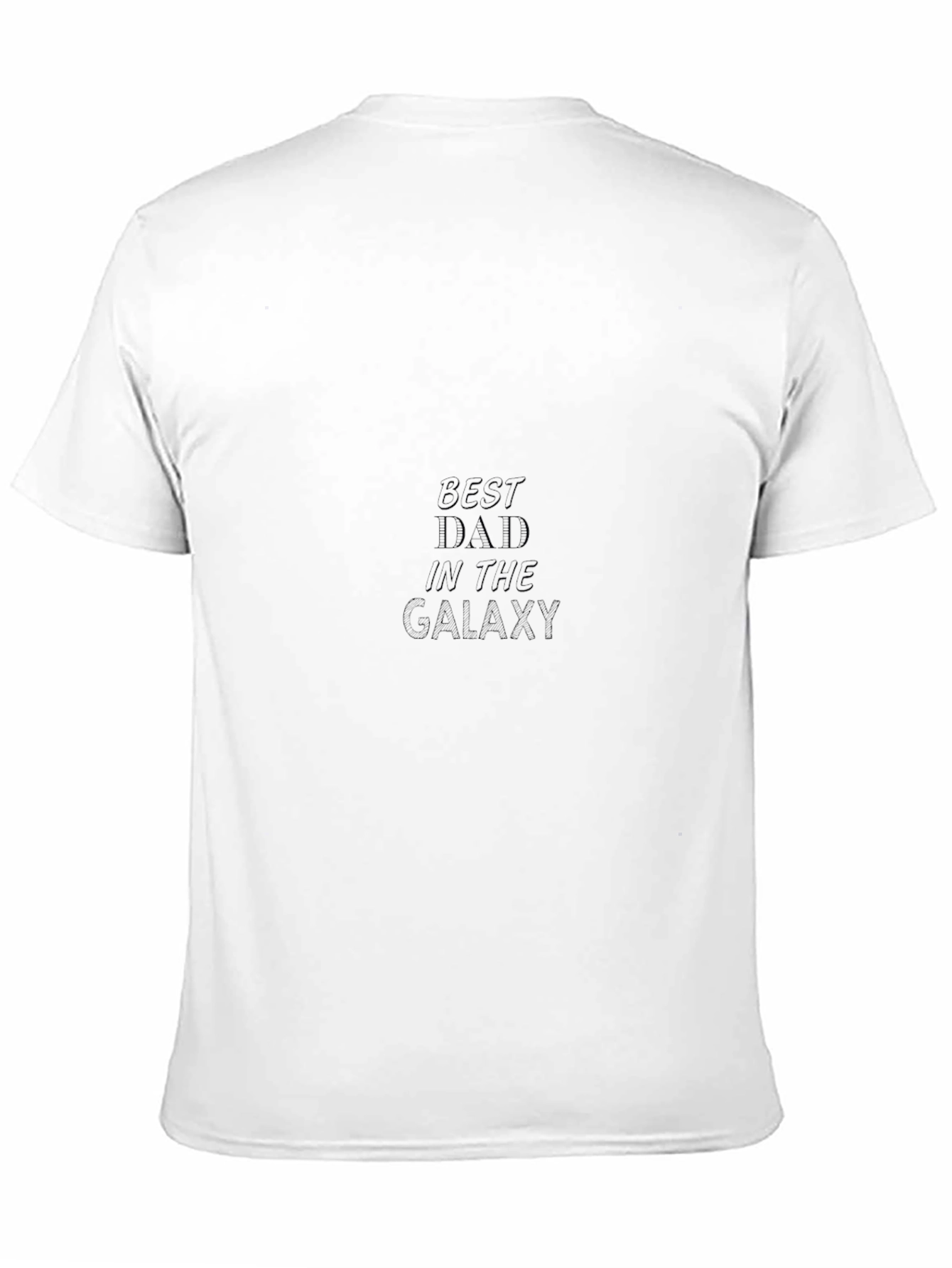 Best Dad in the Galaxy Black T-Shirt