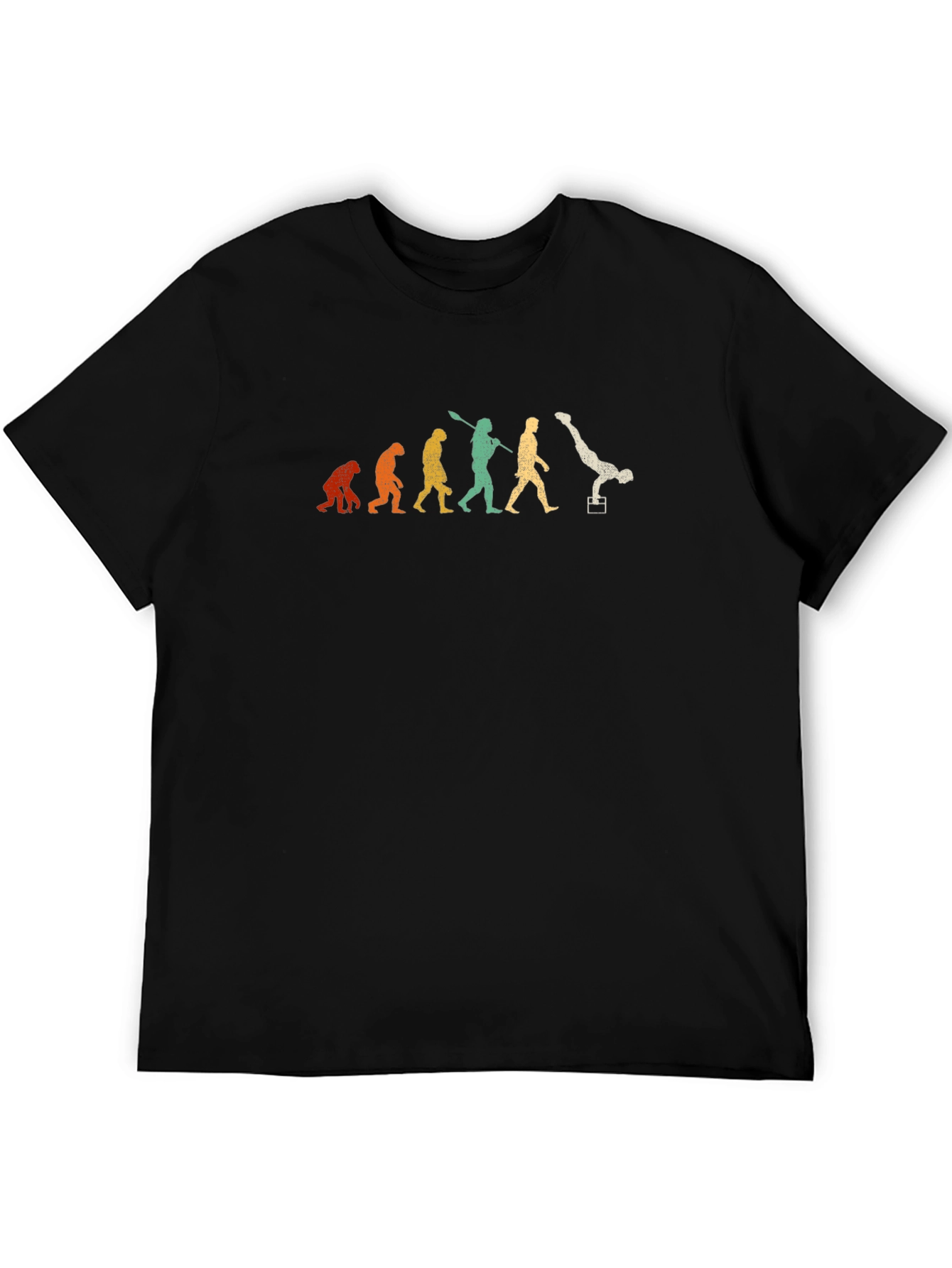 Evolution of Man T-Shirt - Handstand Gymnast