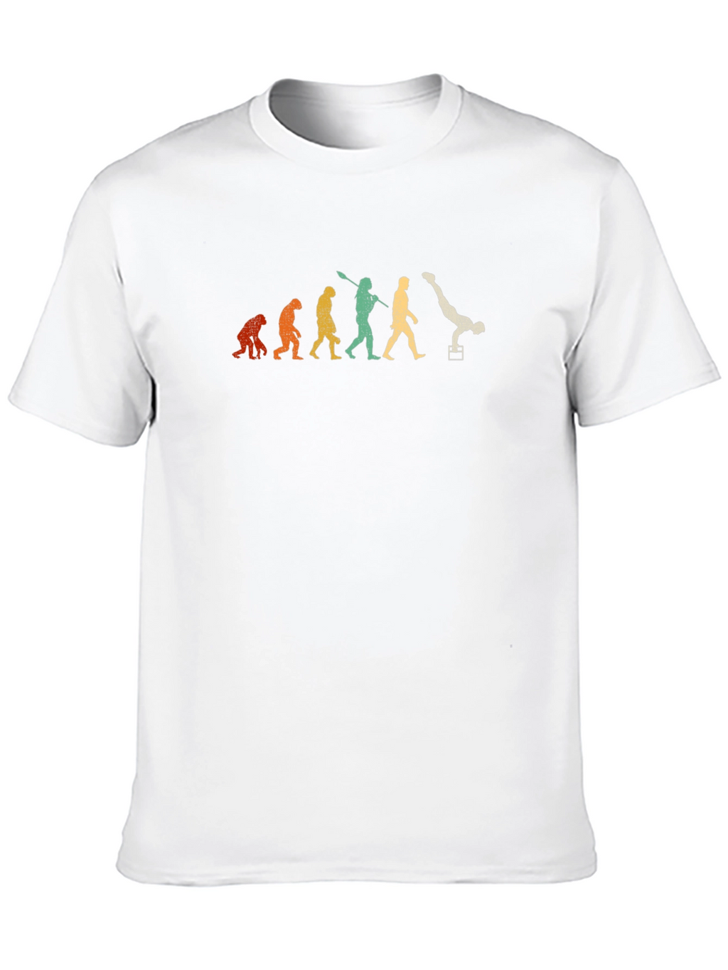 Evolution of Man T-Shirt - Handstand Gymnast