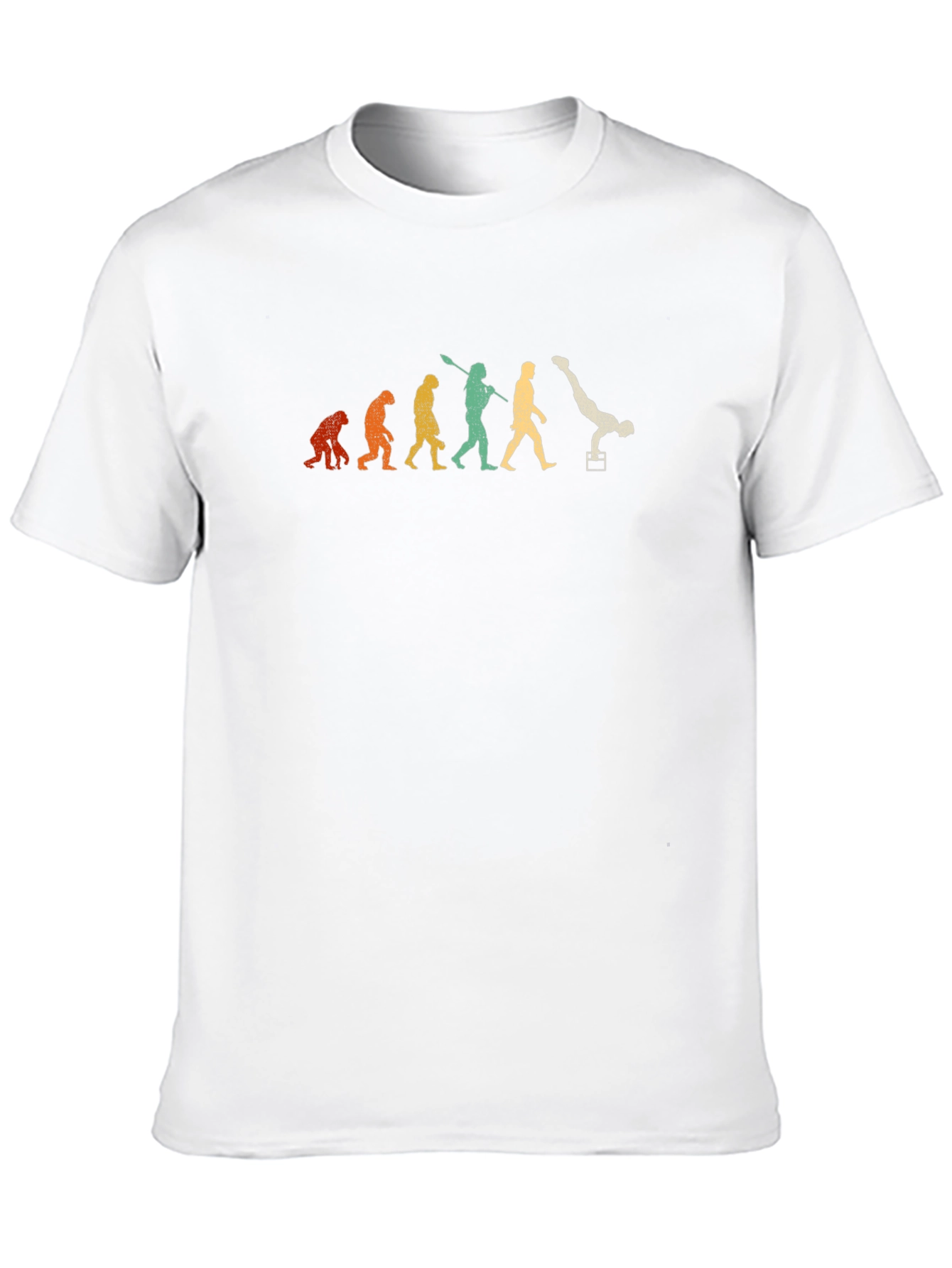 Evolution of Man T-Shirt - Handstand Gymnast