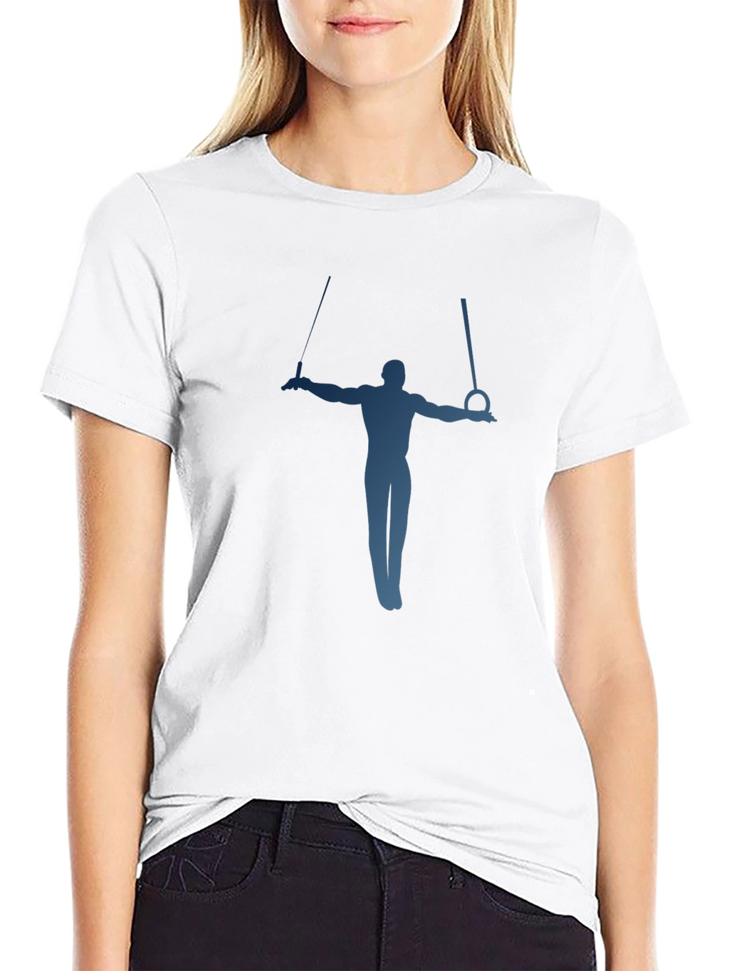 Gymnastics Rings T-Shirt - Artistic Athlete Tee
