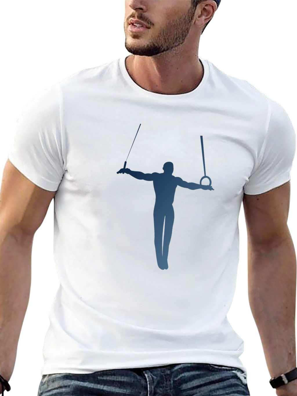 Gymnastics Rings T-Shirt - Artistic Athlete Tee