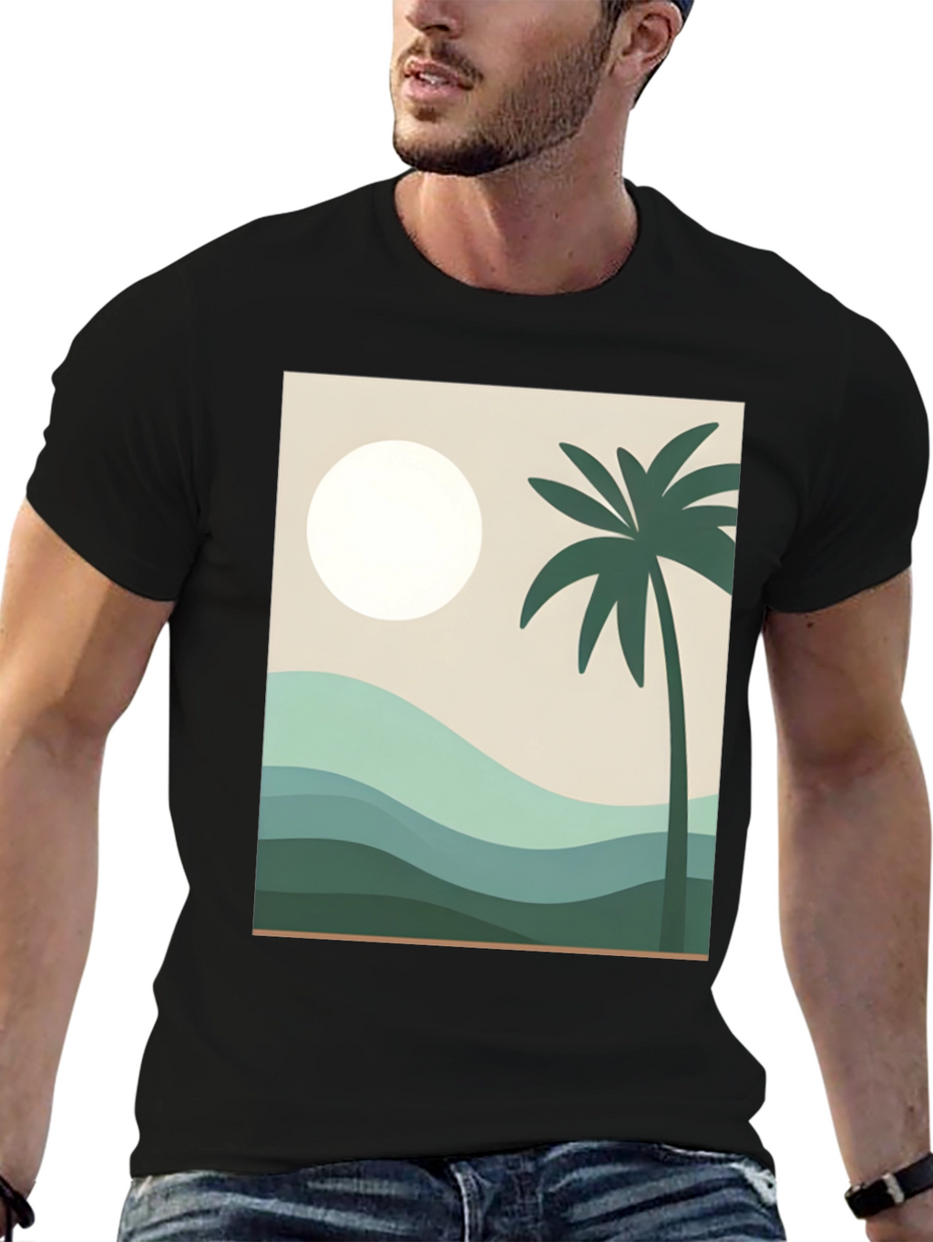 Tropical Palm Tee - Island Vibes T-Shirt