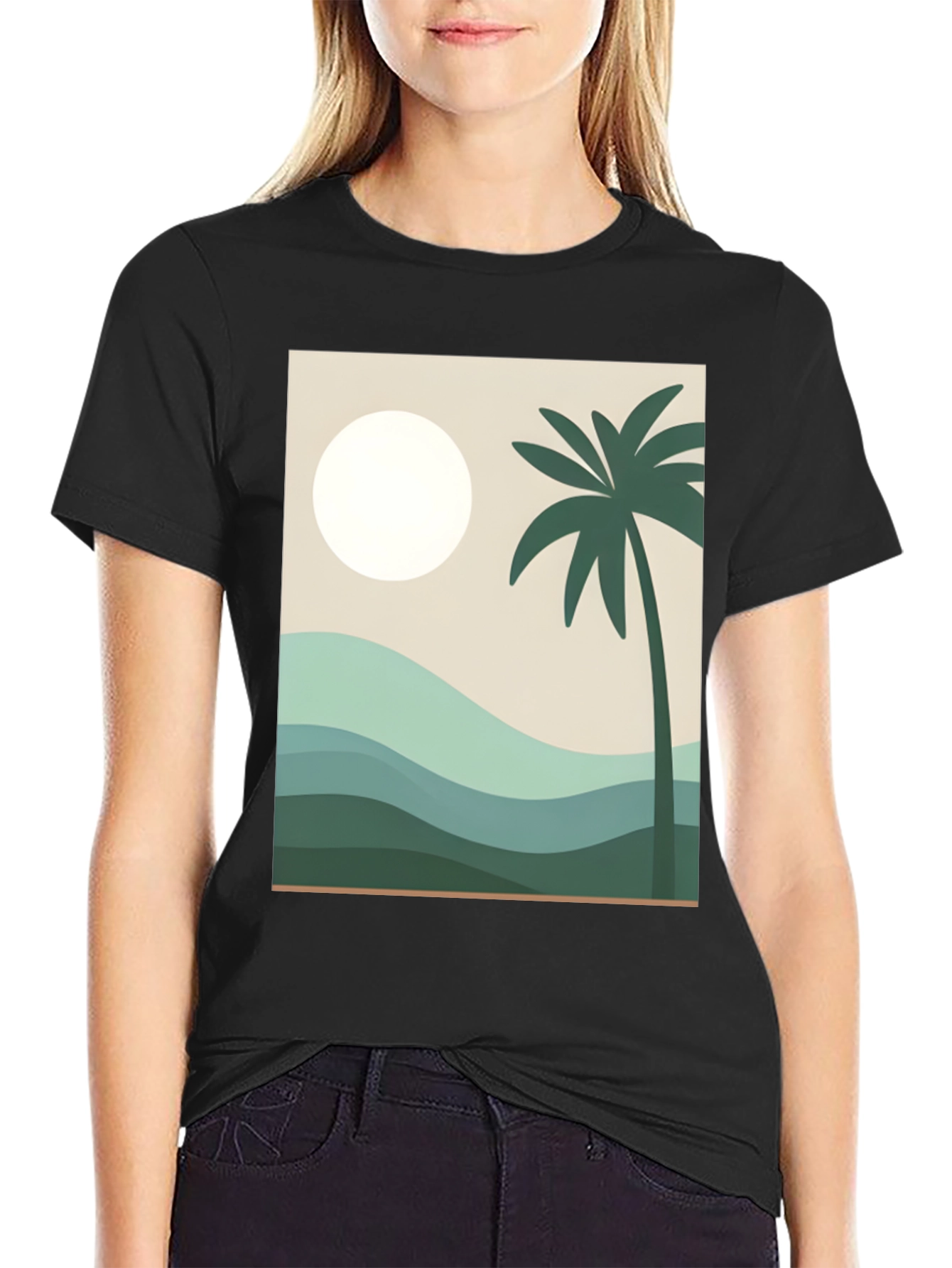 Tropical Palm Tee - Island Vibes T-Shirt