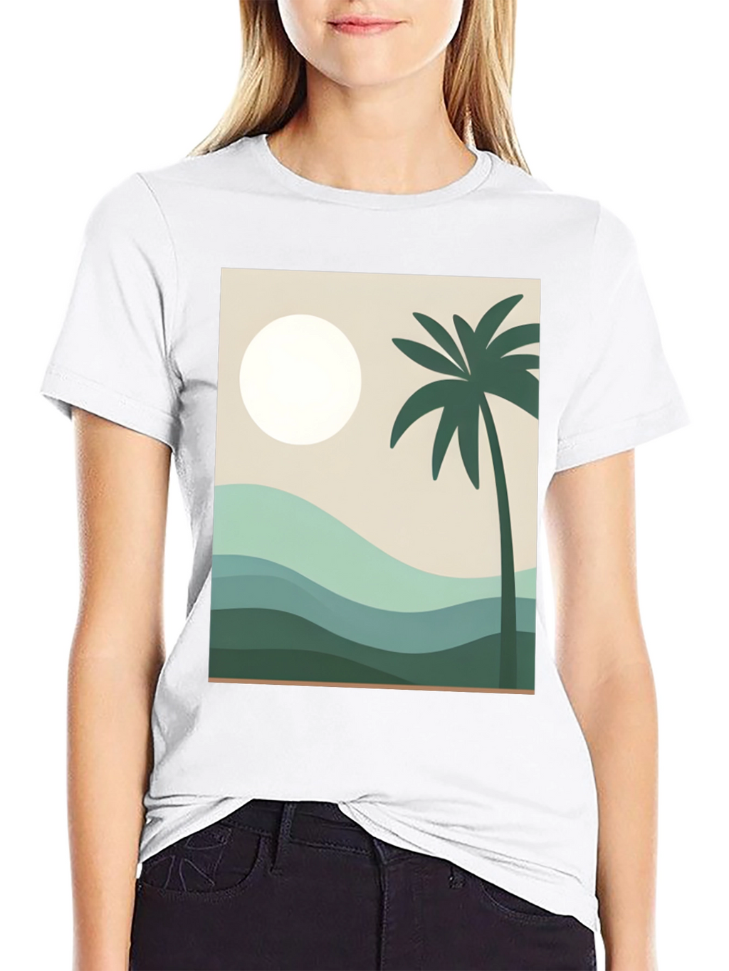 Tropical Palm Tee - Island Vibes T-Shirt