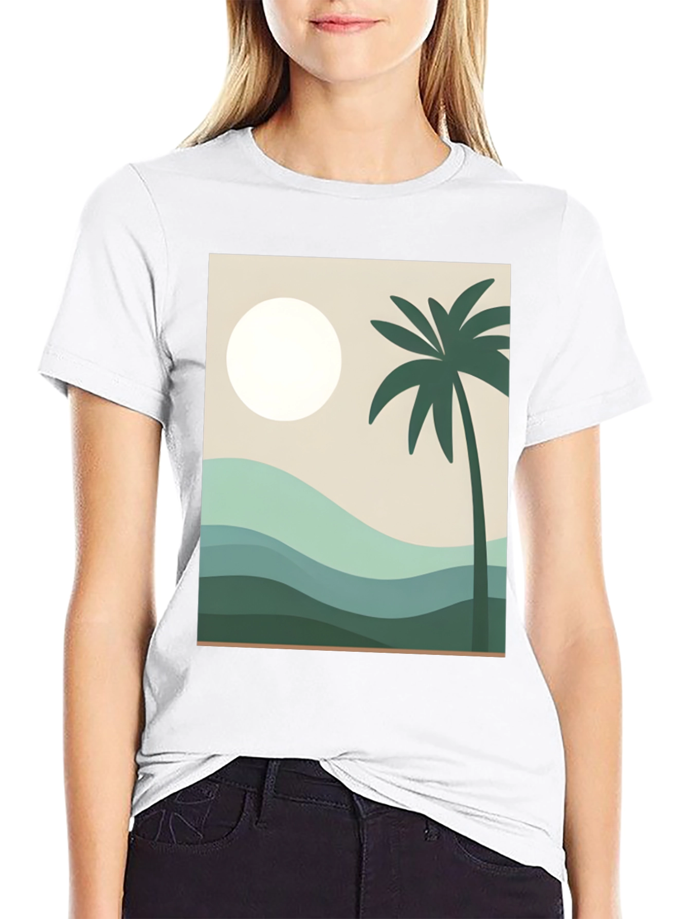 Tropical Palm Tee - Island Vibes T-Shirt