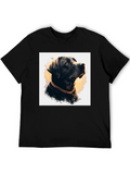Black Dog Portrait Graphic Tee