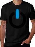 Power On Black T-Shirt - Stylish & Comfortable