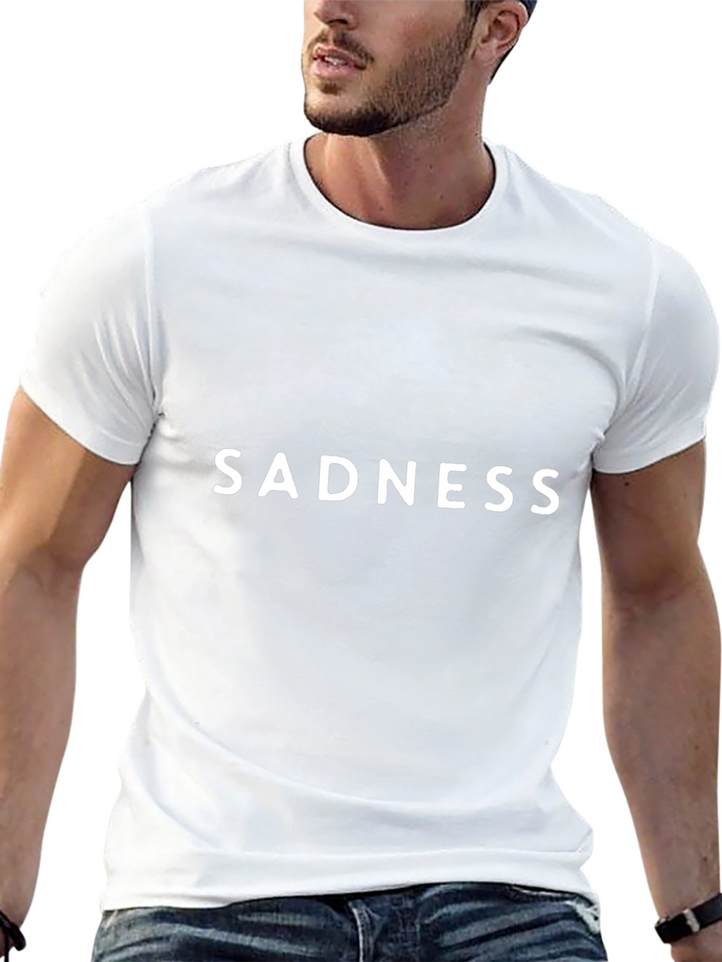 Sadness Graphic Tee - Unisex Black T-Shirt