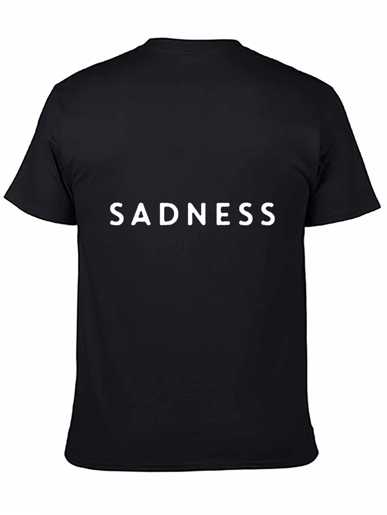 Sadness Graphic Tee - Unisex Black T-Shirt