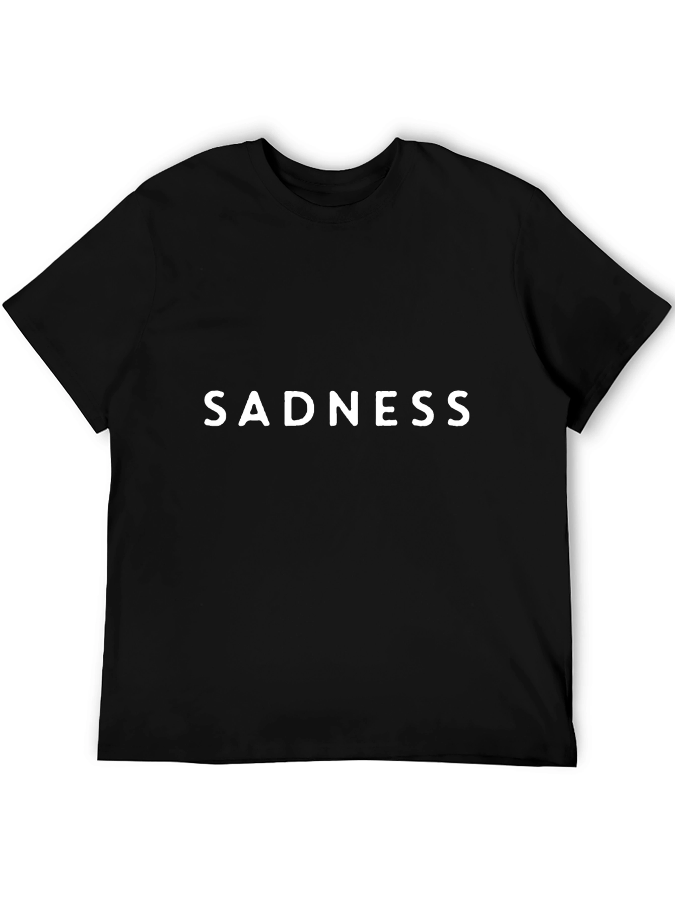Sadness Graphic Tee - Unisex Black T-Shirt