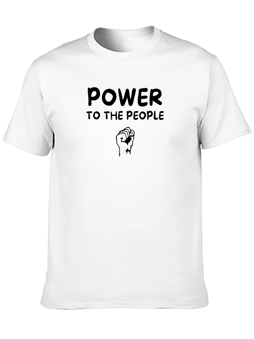 Power To The People Graphic Tee - Black