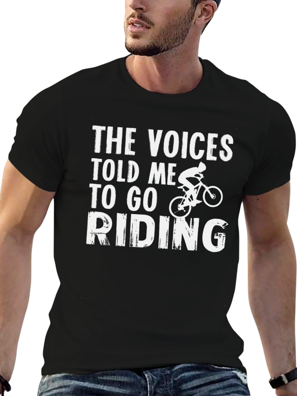 The Voices Told Me To Go Riding T-Shirt