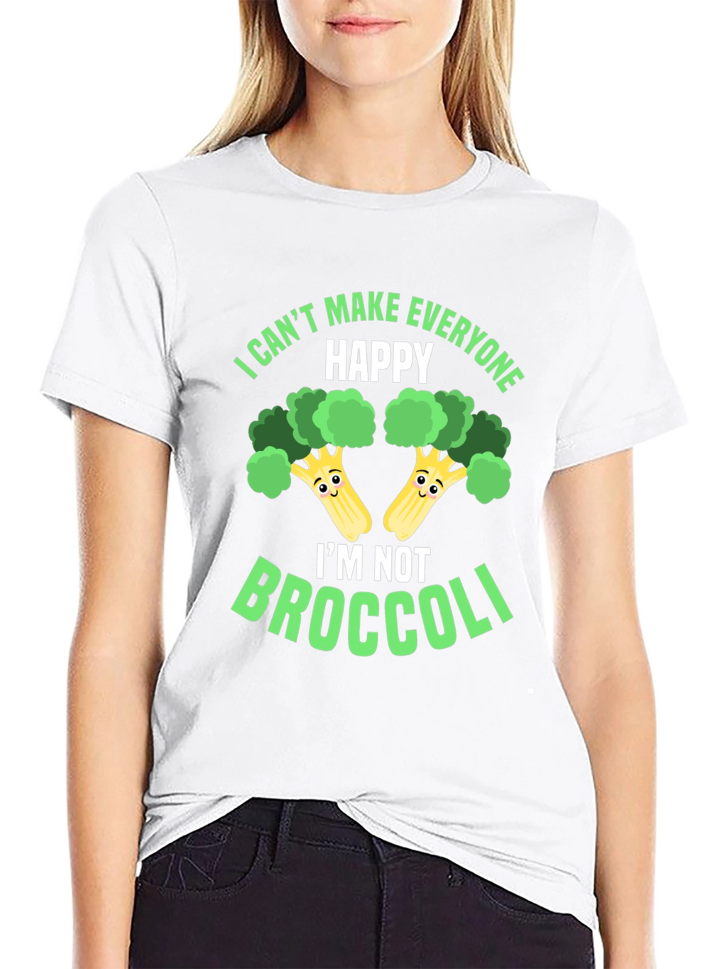 Funny Broccoli Graphic T-Shirt