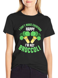 Funny Broccoli Graphic T-Shirt