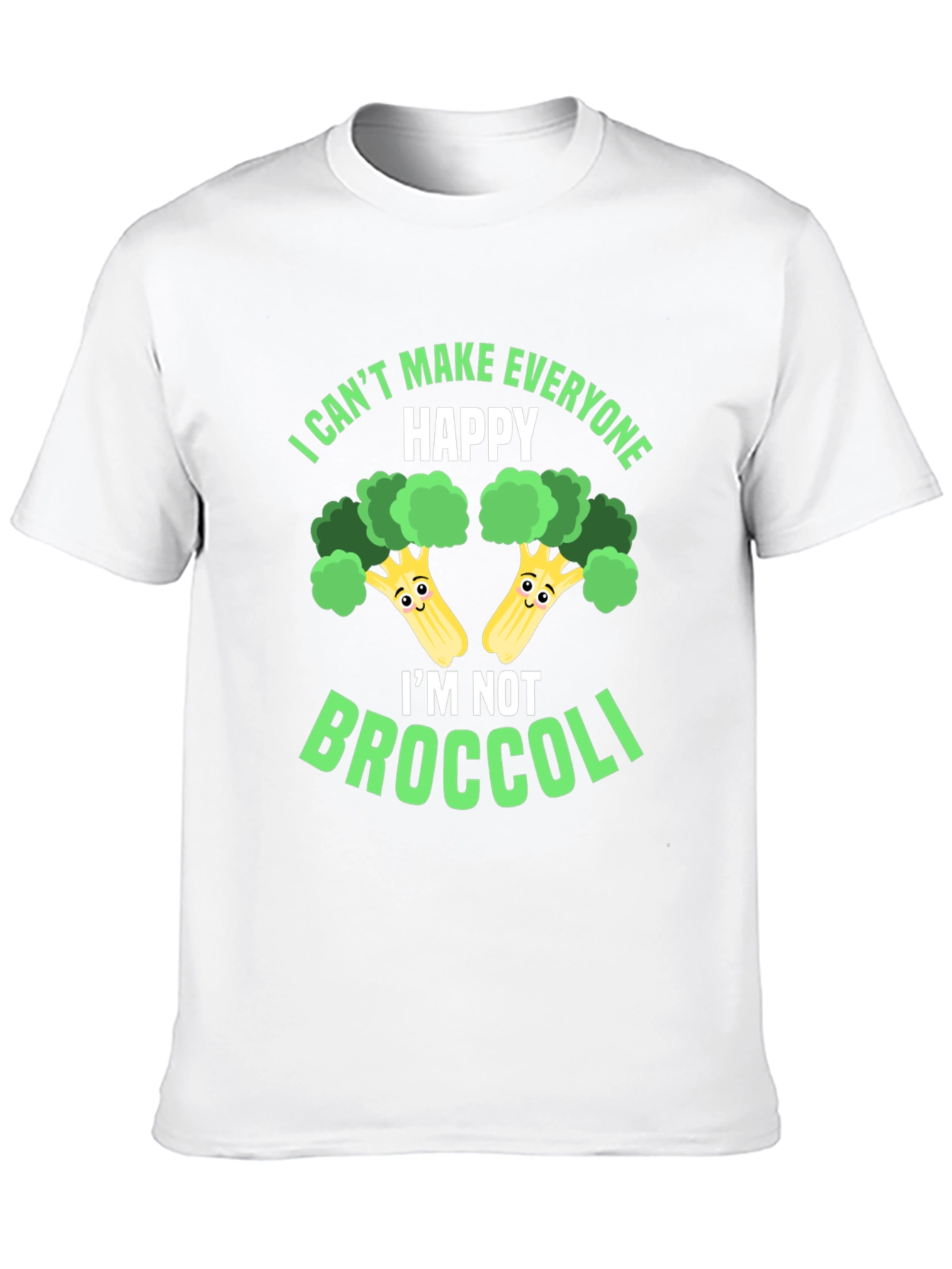 Funny Broccoli Graphic T-Shirt