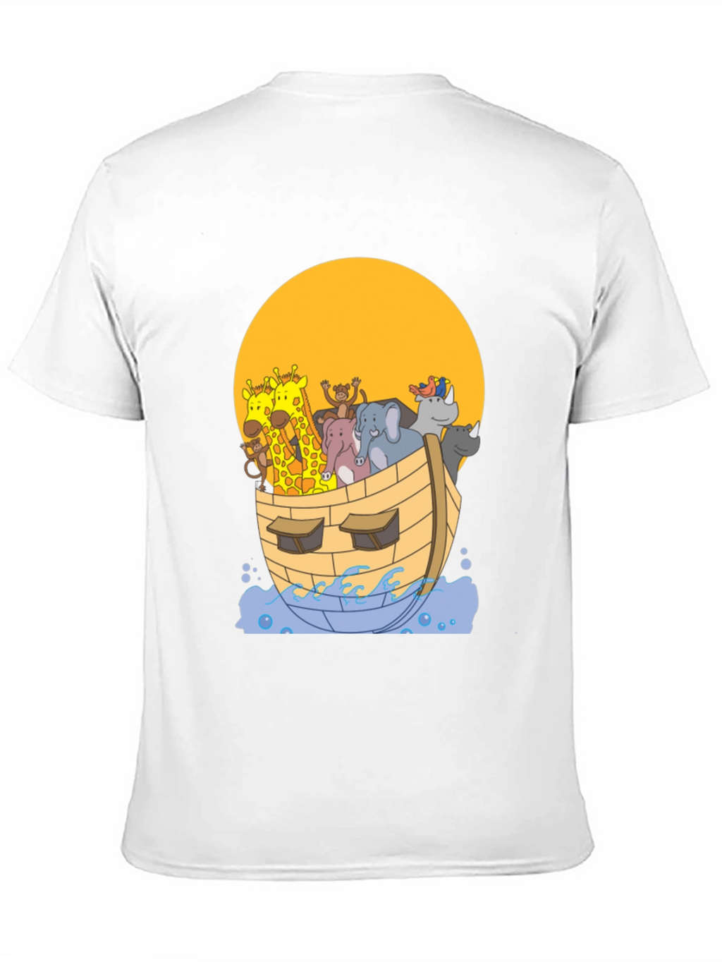 Noahs Ark Graphic Tee - Whimsical Animal Print Shirt