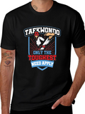 Taekwondo Graphic T-Shirt - Only The Toughest Need Apply