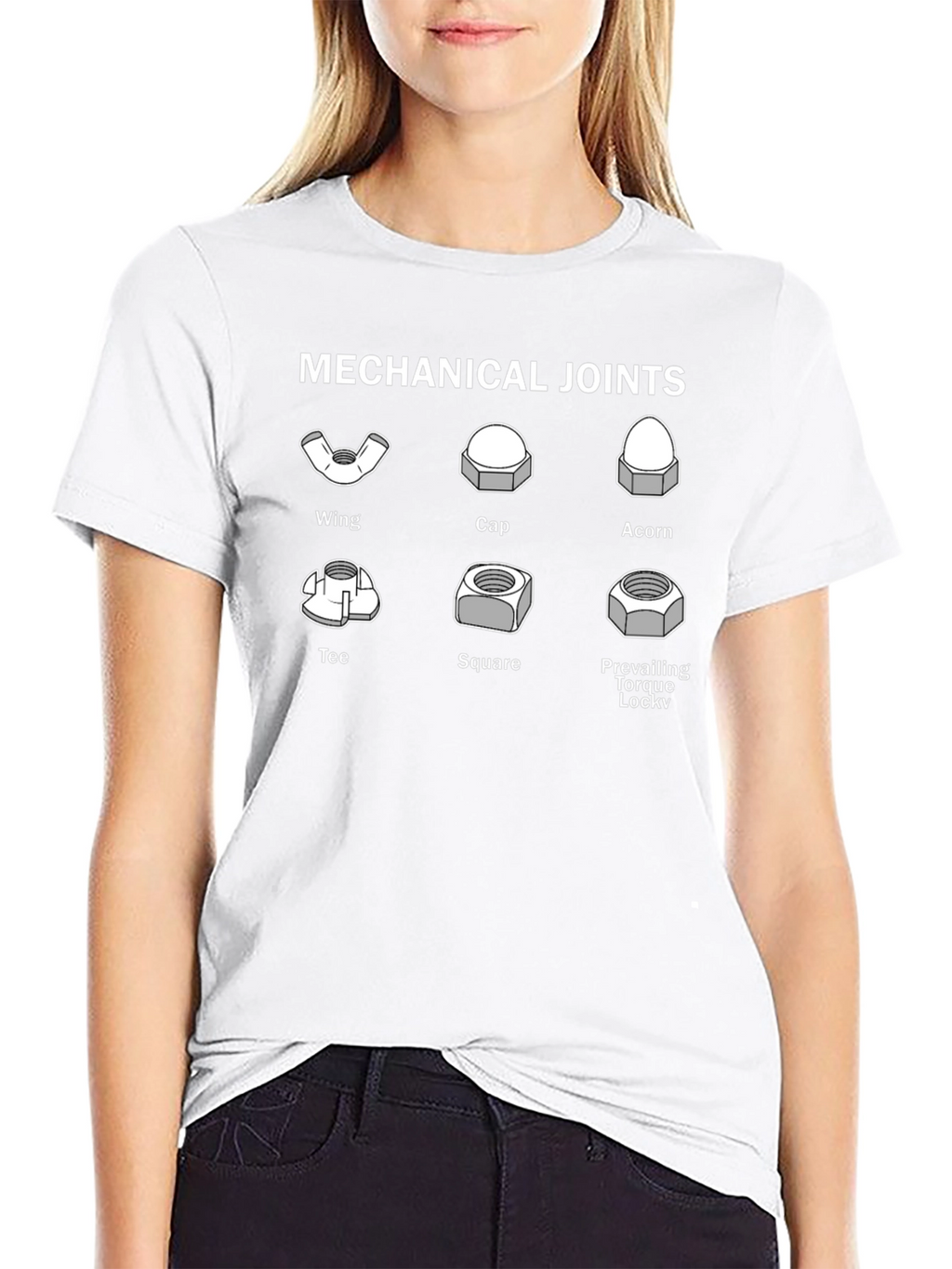 Mechanical Joints Graphic Tee - Engineer Humor T-Shirt