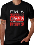 Physiotherapist Superpower T-Shirt - Black
