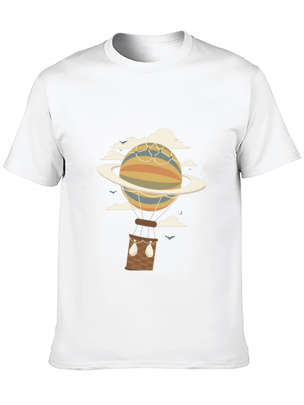 Planet Hot Air Balloon Graphic Tee