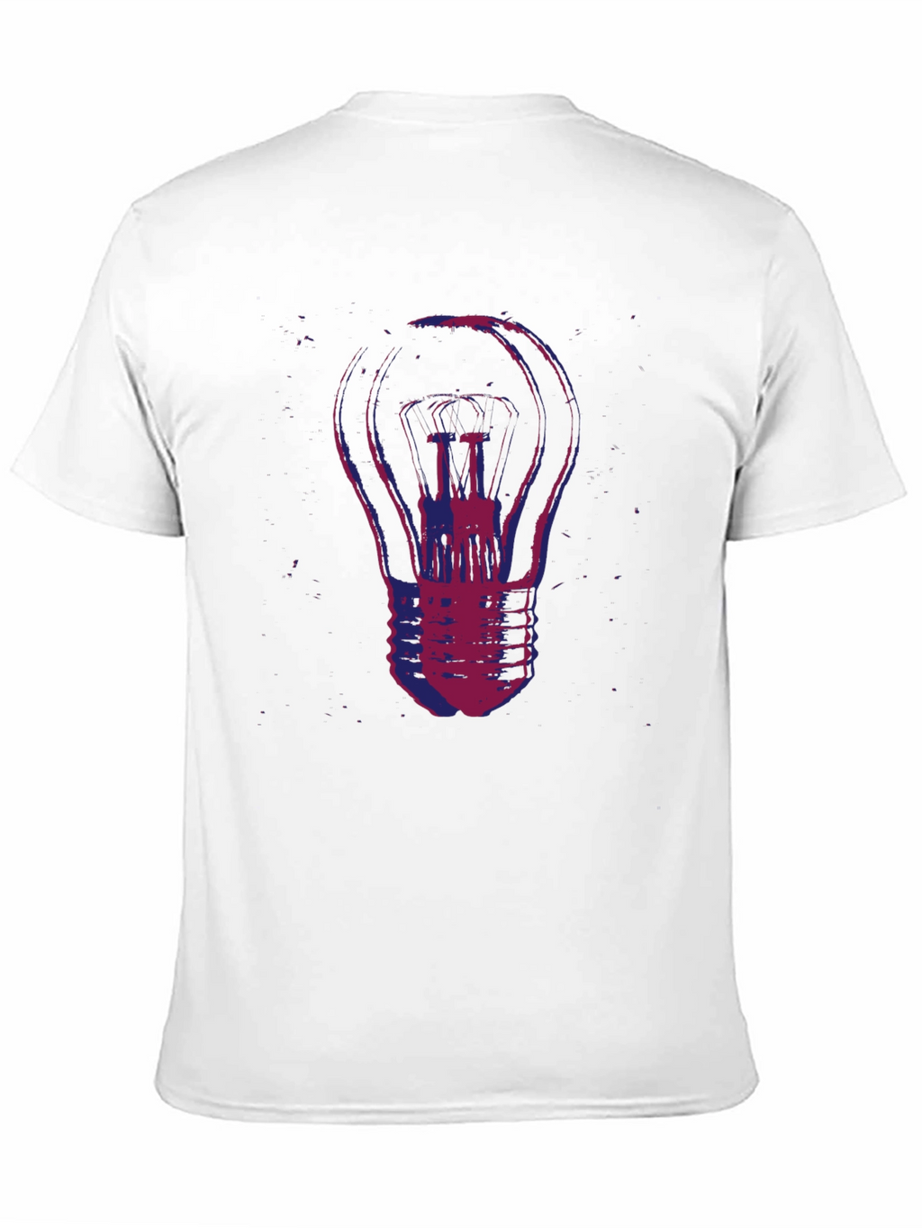 Light Bulb Graphic Tee - Unique Design