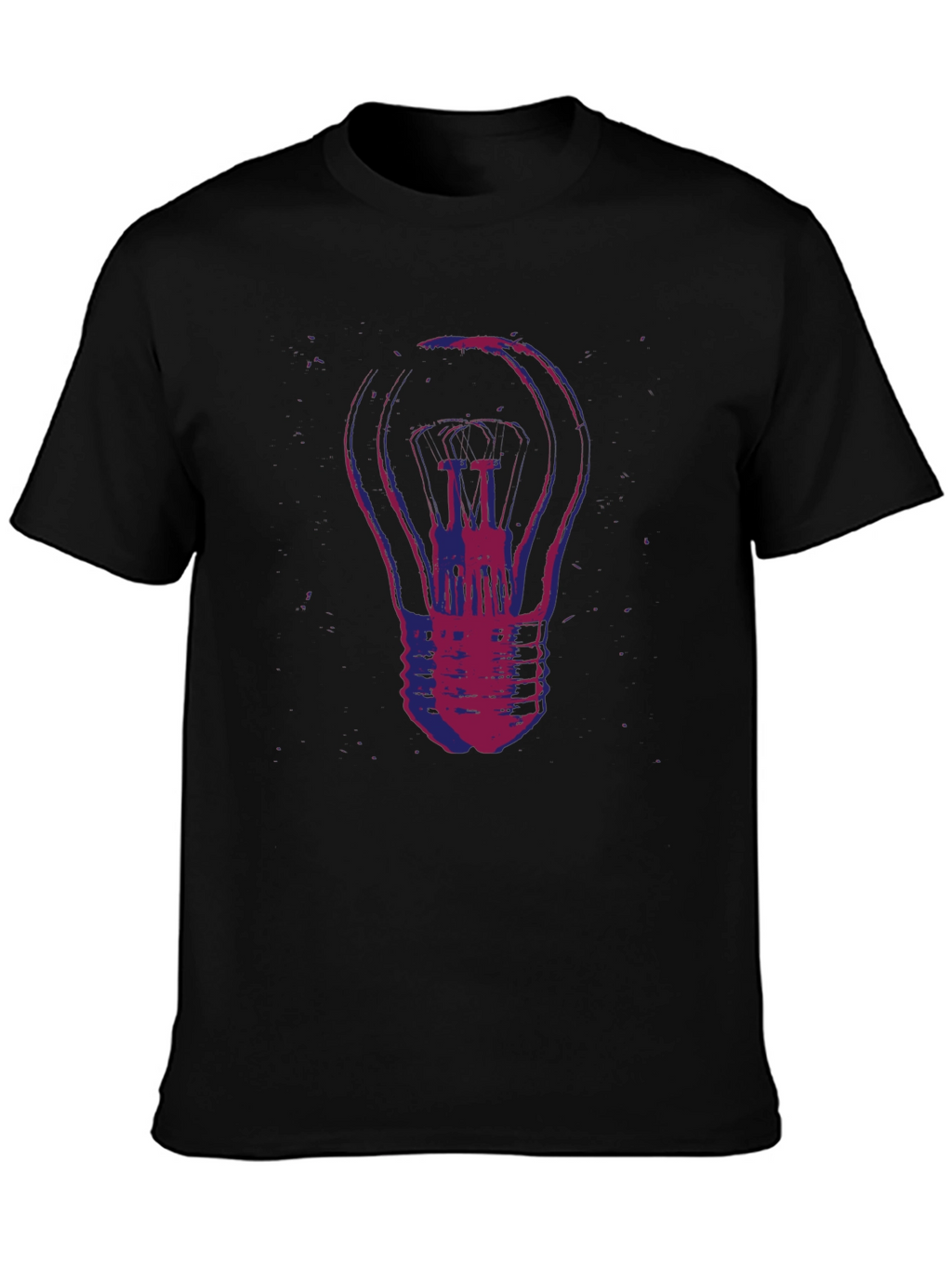 Light Bulb Graphic Tee - Unique Design