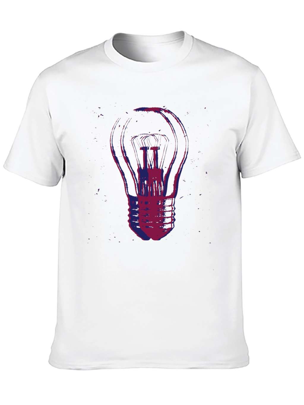 Light Bulb Graphic Tee - Unique Design