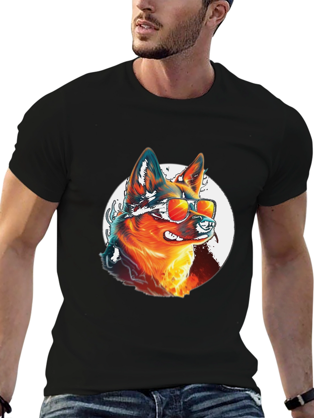 Cool Dog Graphic Tee - Unique Canine Design