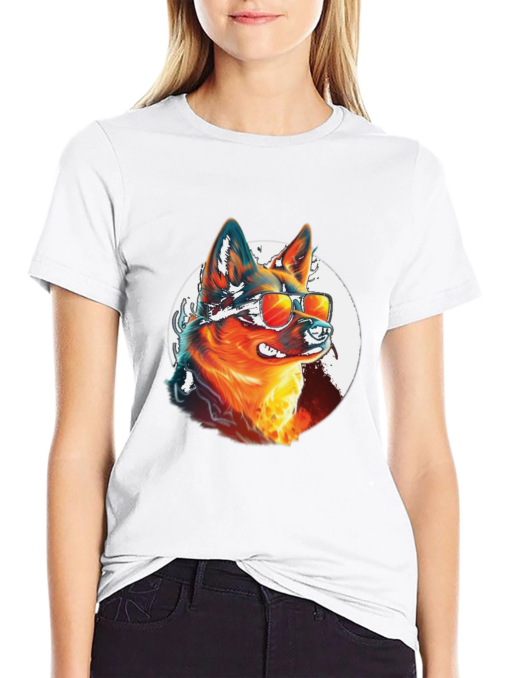 Cool Dog Graphic Tee - Unique Canine Design
