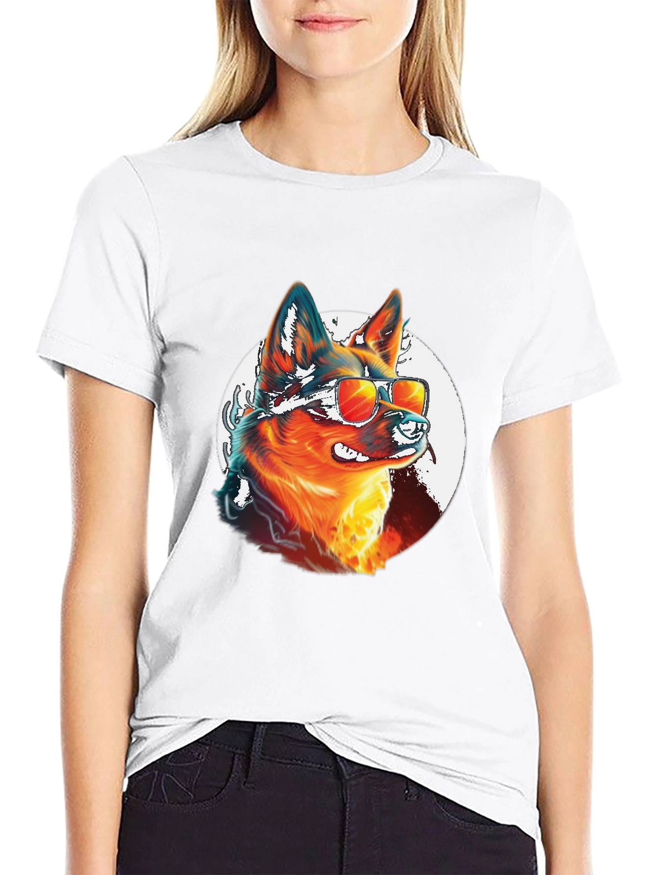 Cool Dog Graphic Tee - Unique Canine Design