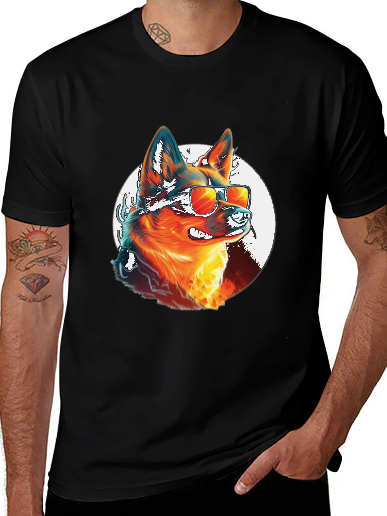 Cool Dog Graphic Tee - Unique Canine Design