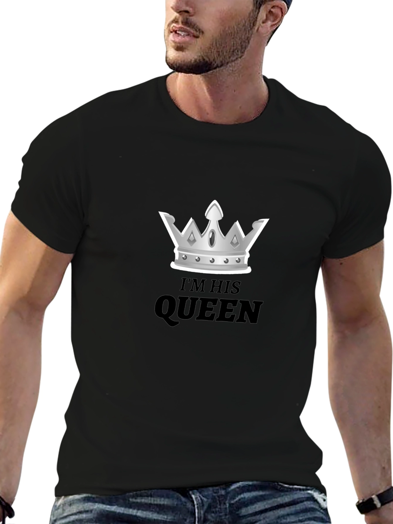 Im His Queen Tee - Crown Graphic T-Shirt