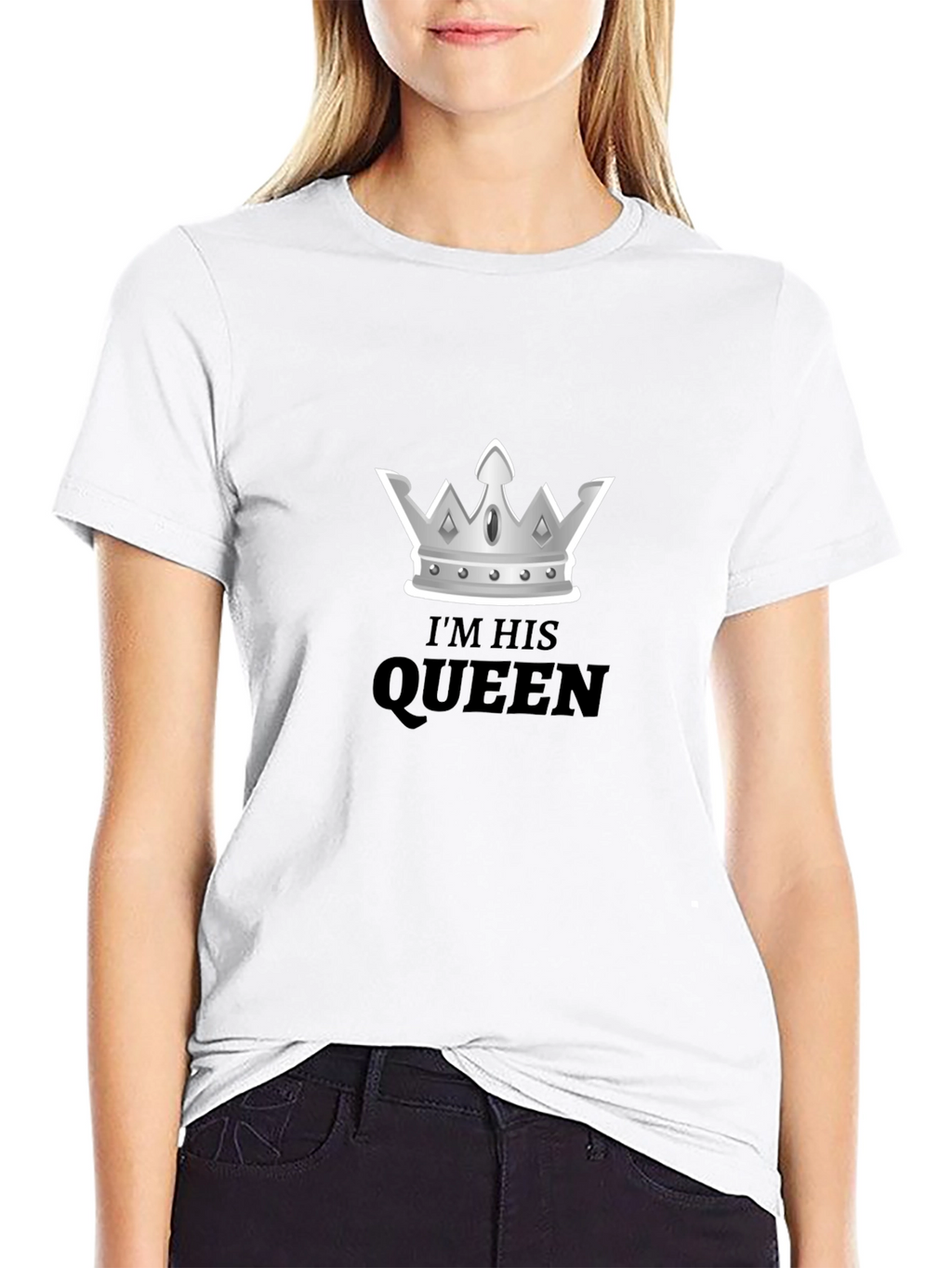 Im His Queen Tee - Crown Graphic T-Shirt