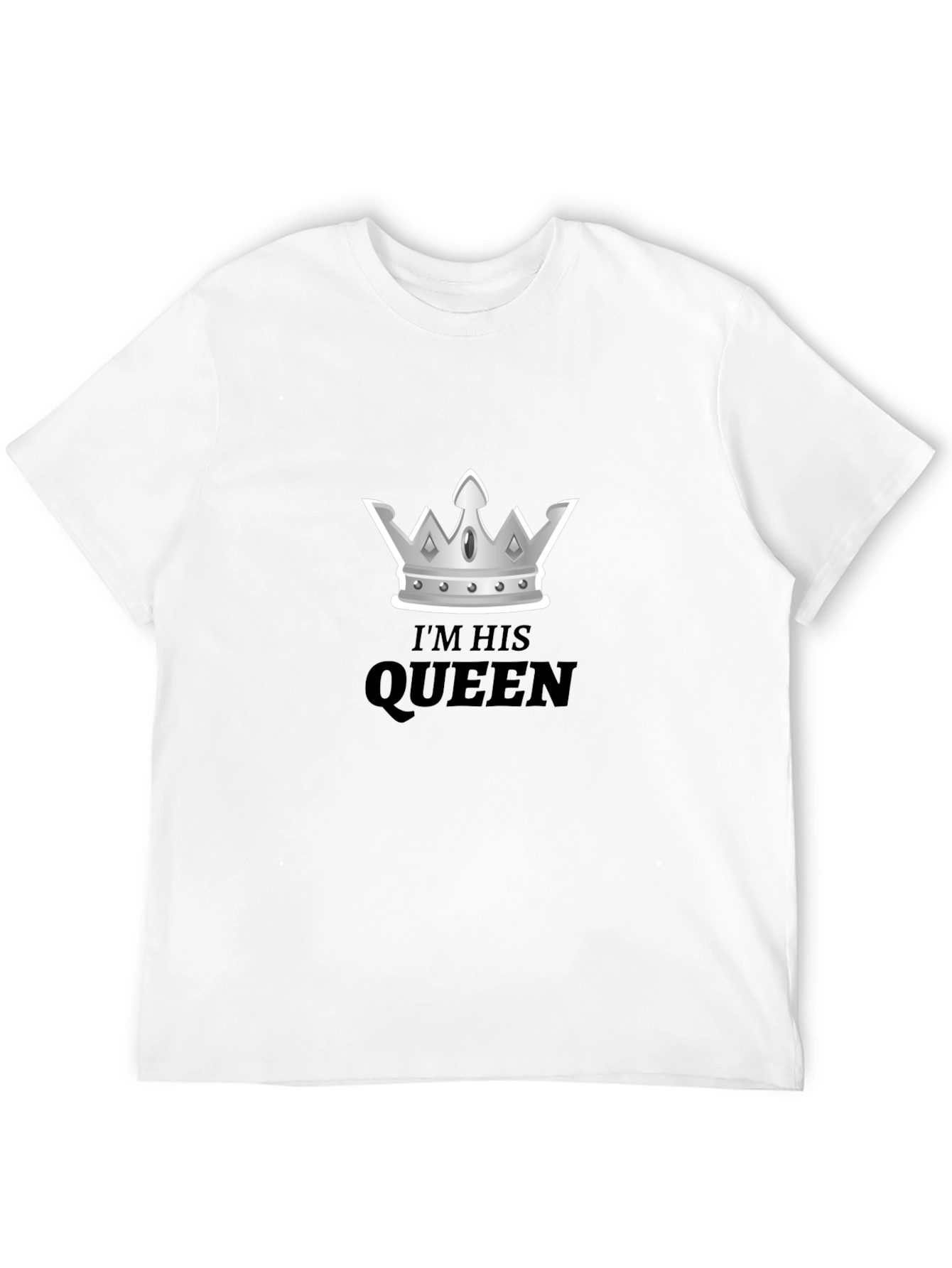Im His Queen Tee - Crown Graphic T-Shirt