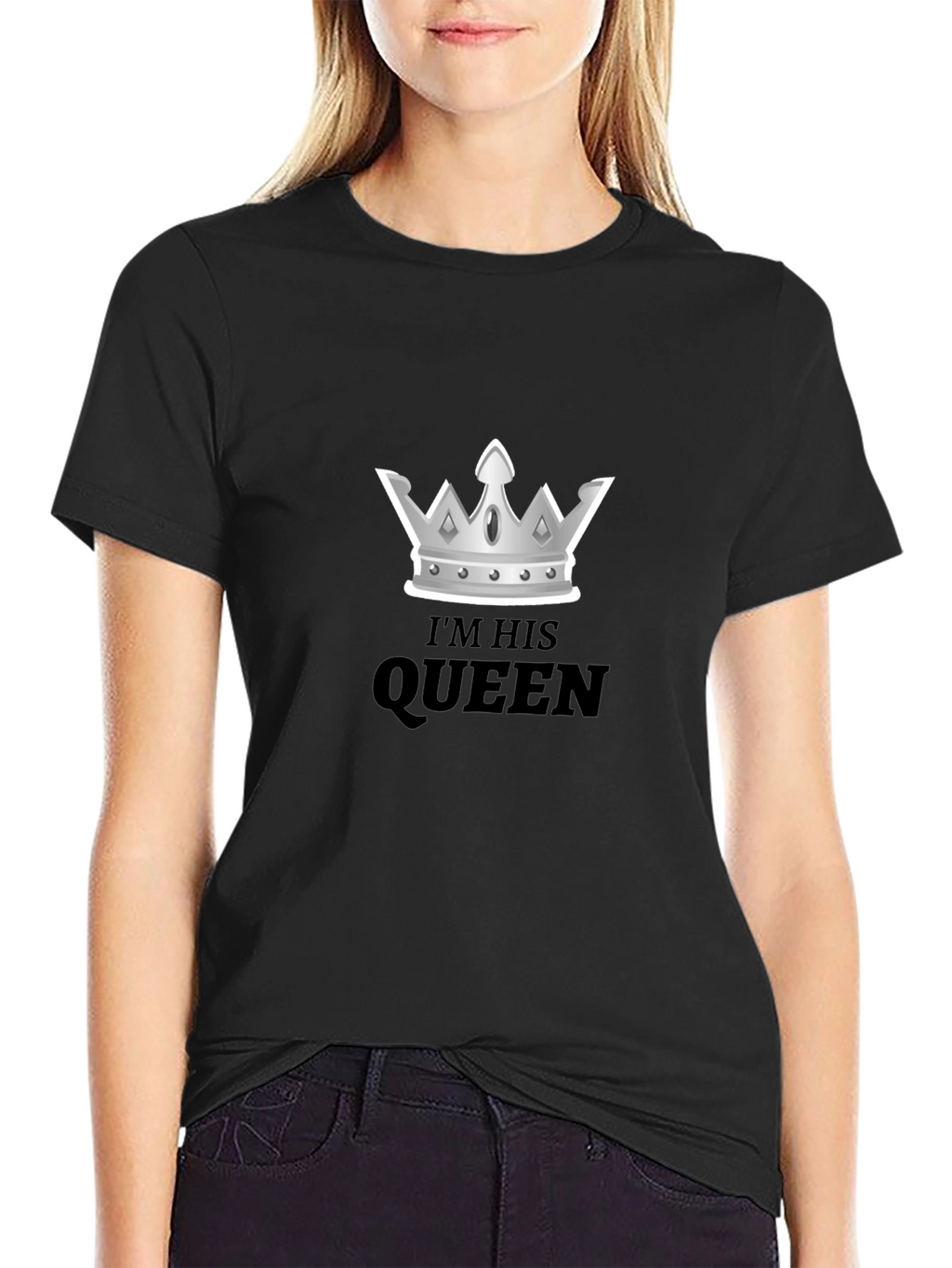 Im His Queen Tee - Crown Graphic T-Shirt
