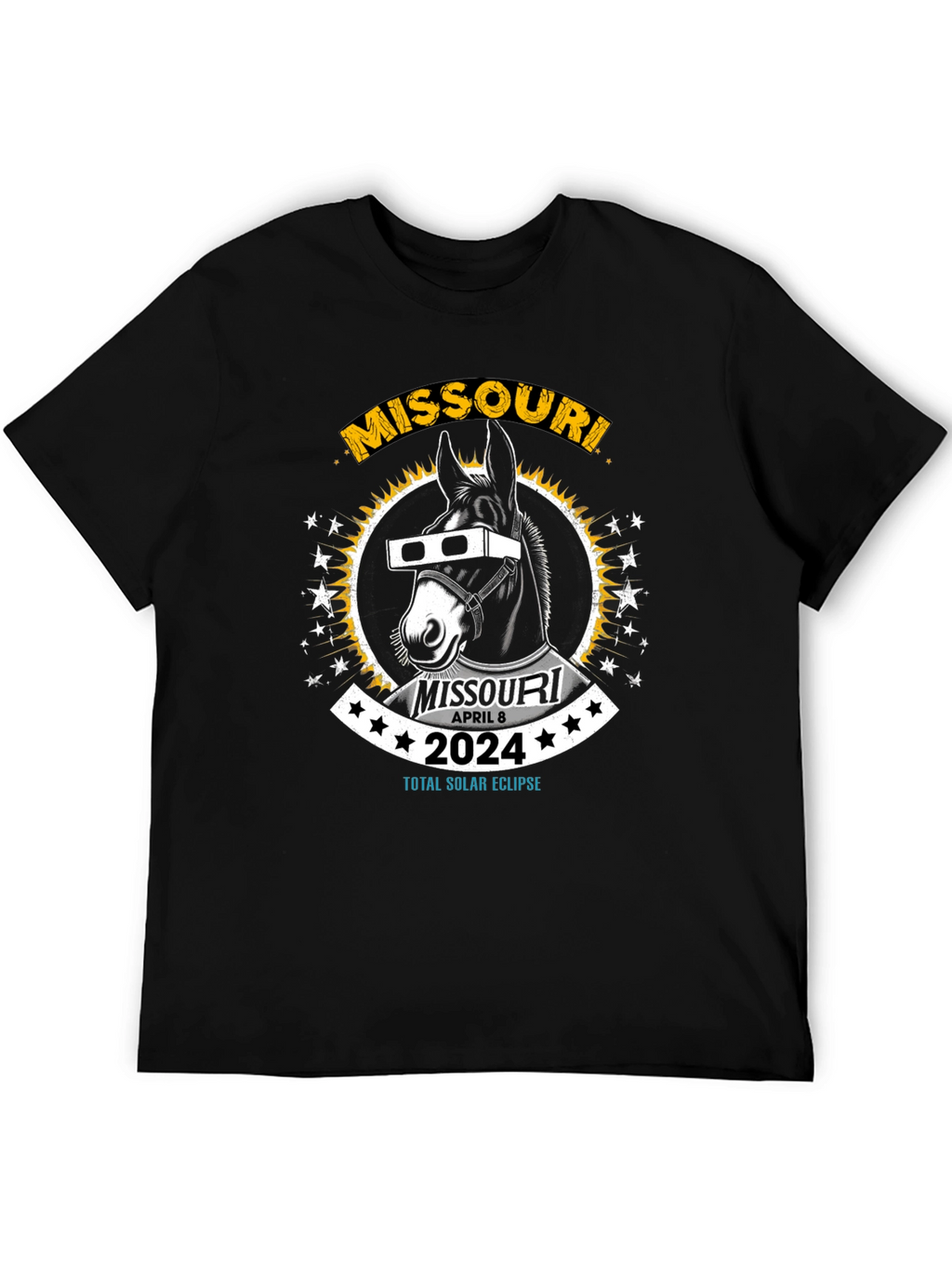 Missouri 2024 Total Solar Eclipse Souvenir T-Shirt