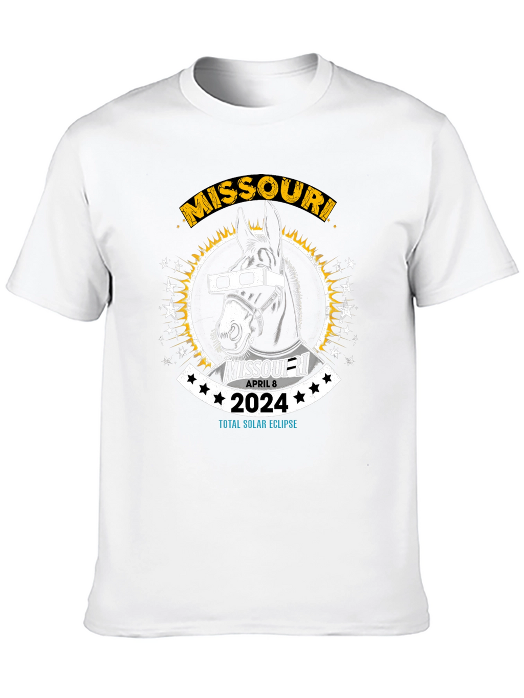 Missouri 2024 Total Solar Eclipse Souvenir T-Shirt