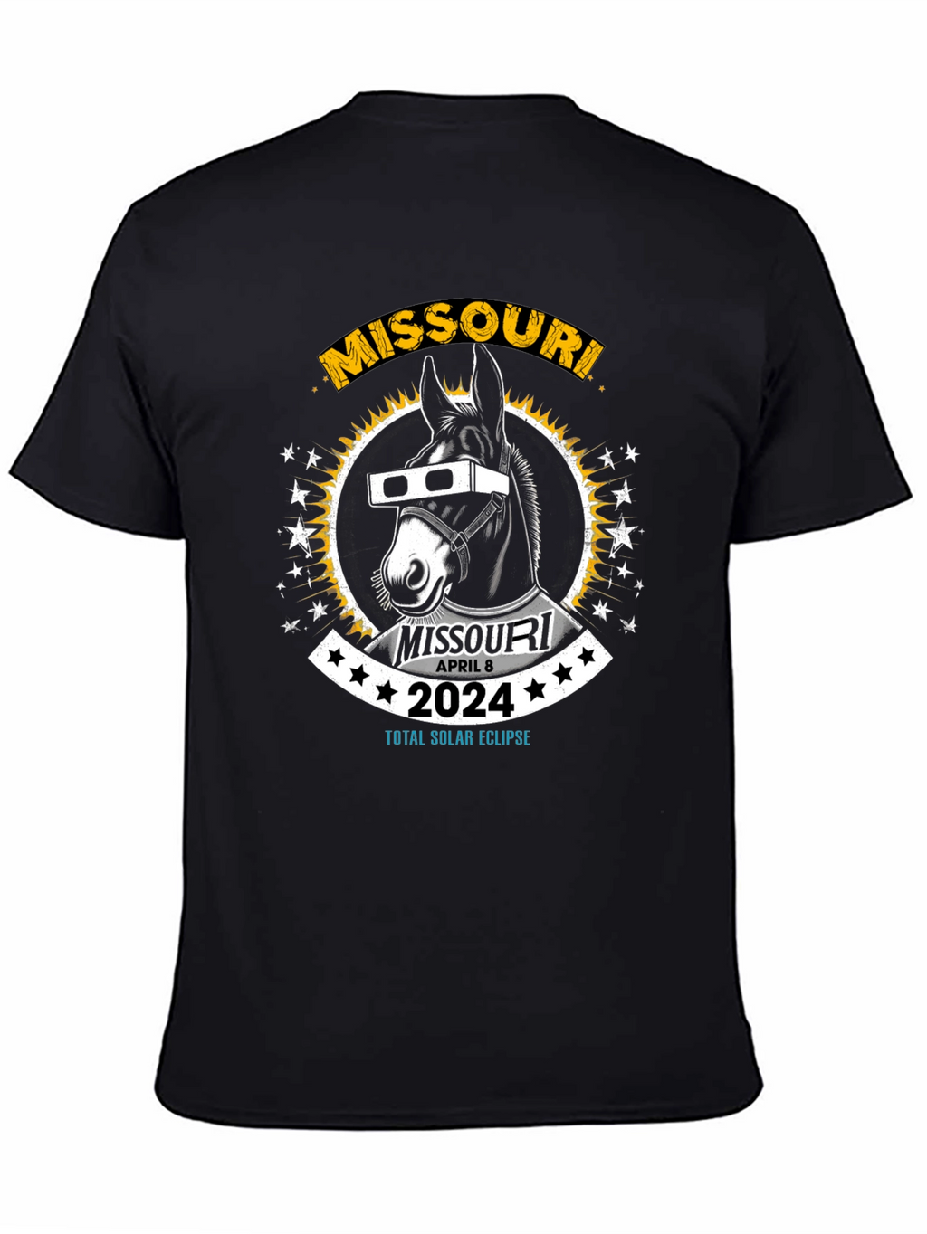Missouri 2024 Total Solar Eclipse Souvenir T-Shirt
