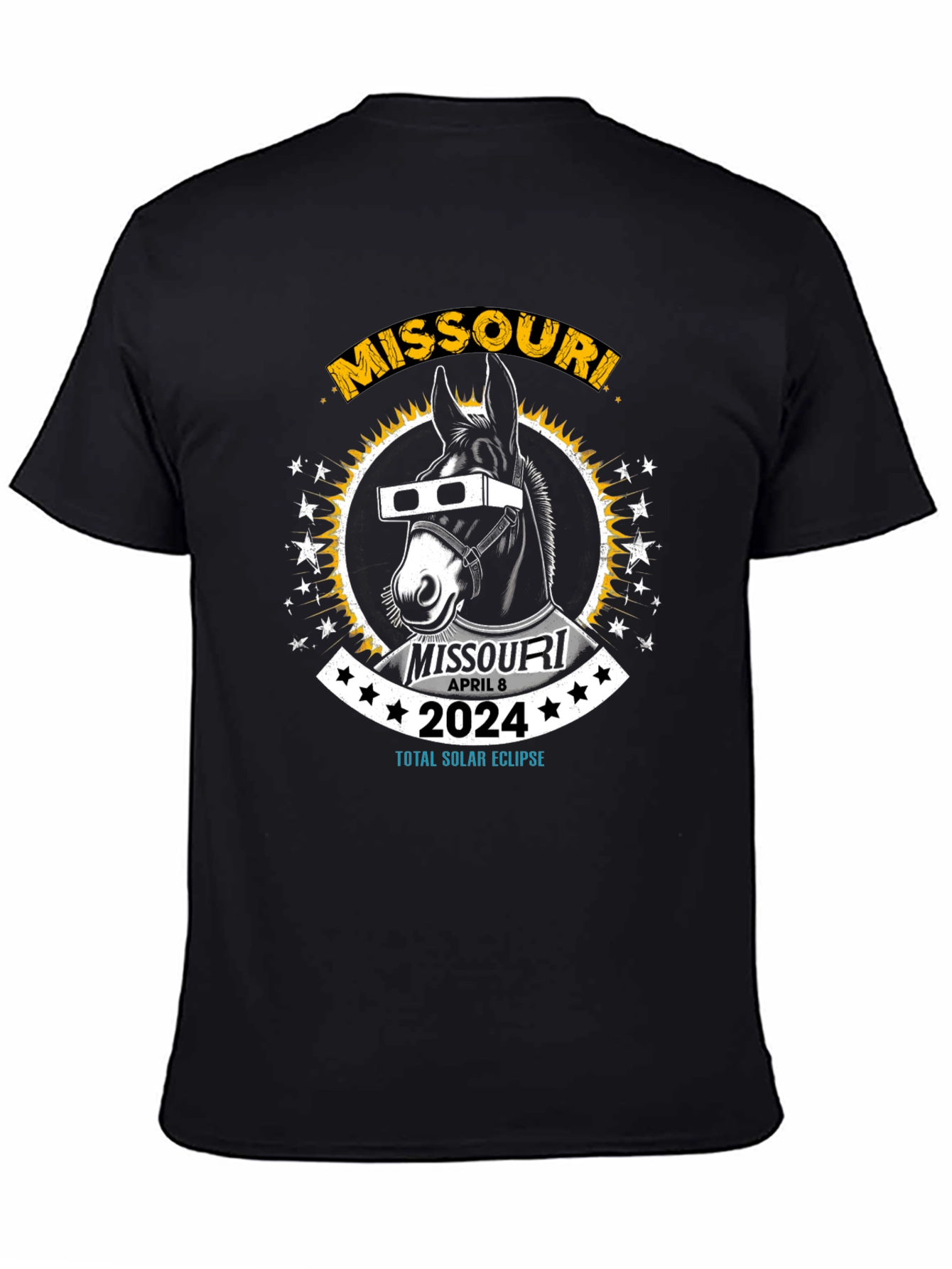 Missouri 2024 Total Solar Eclipse Souvenir T-Shirt