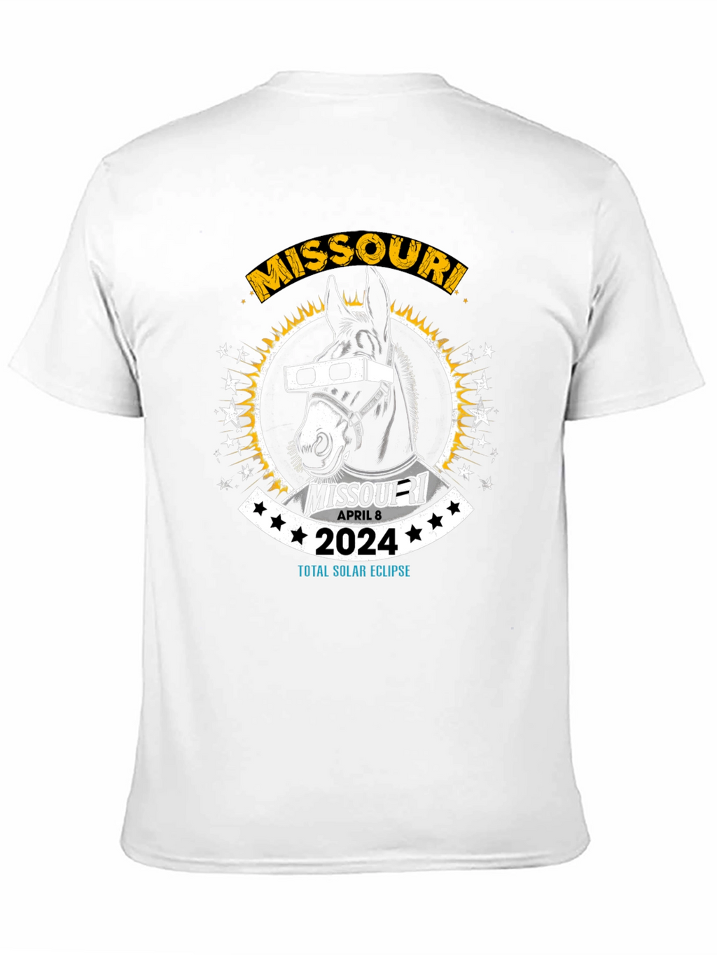 Missouri 2024 Total Solar Eclipse Souvenir T-Shirt