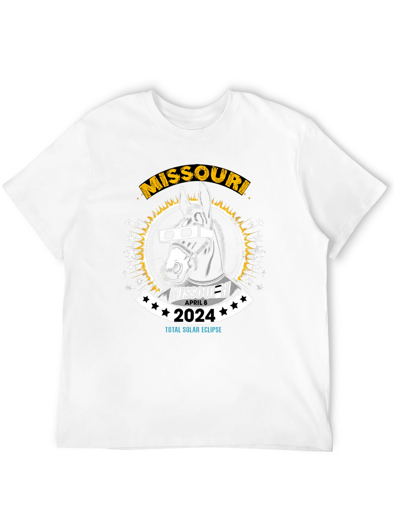 Missouri 2024 Total Solar Eclipse Souvenir T-Shirt