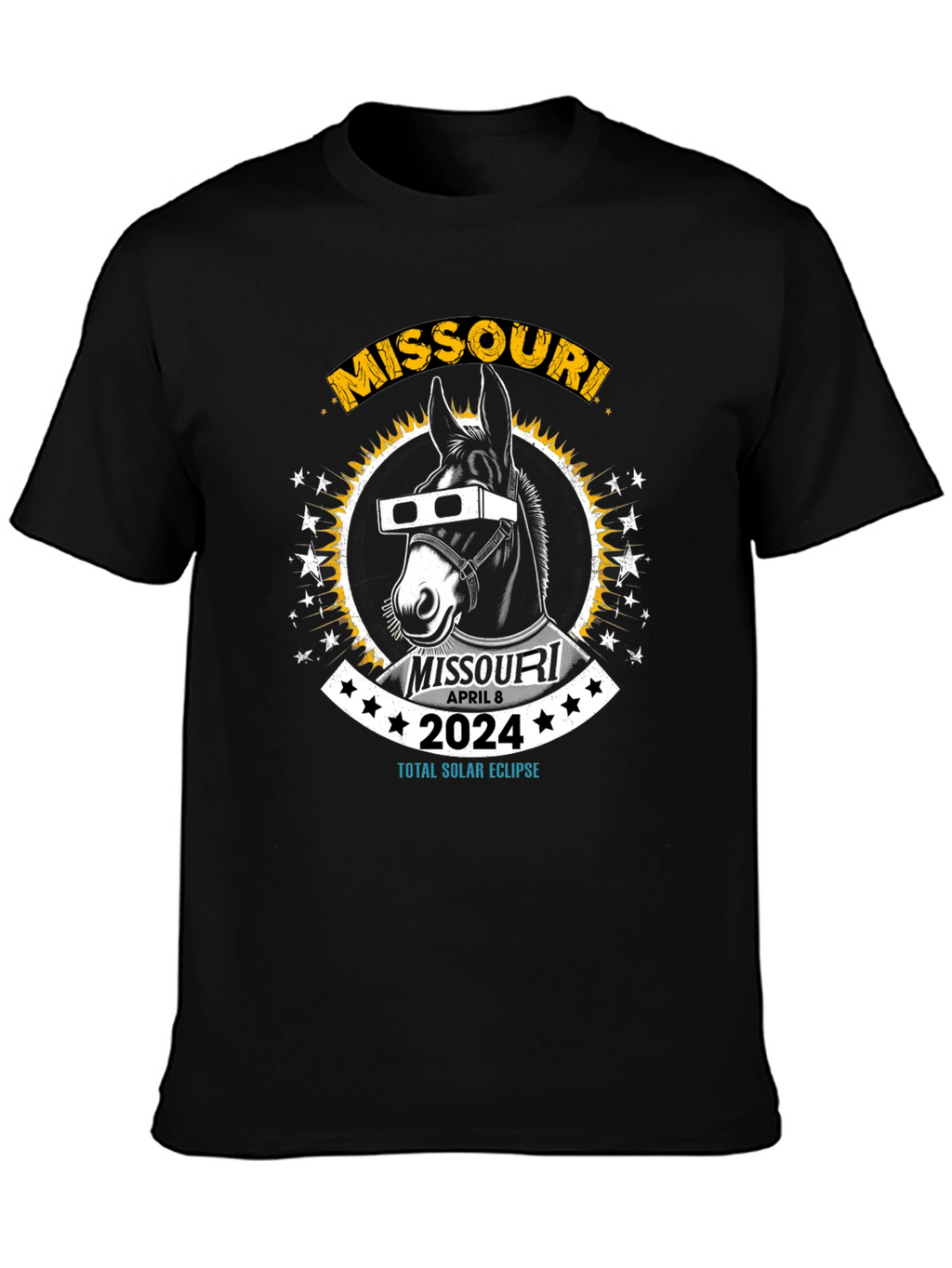 Missouri 2024 Total Solar Eclipse Souvenir T-Shirt