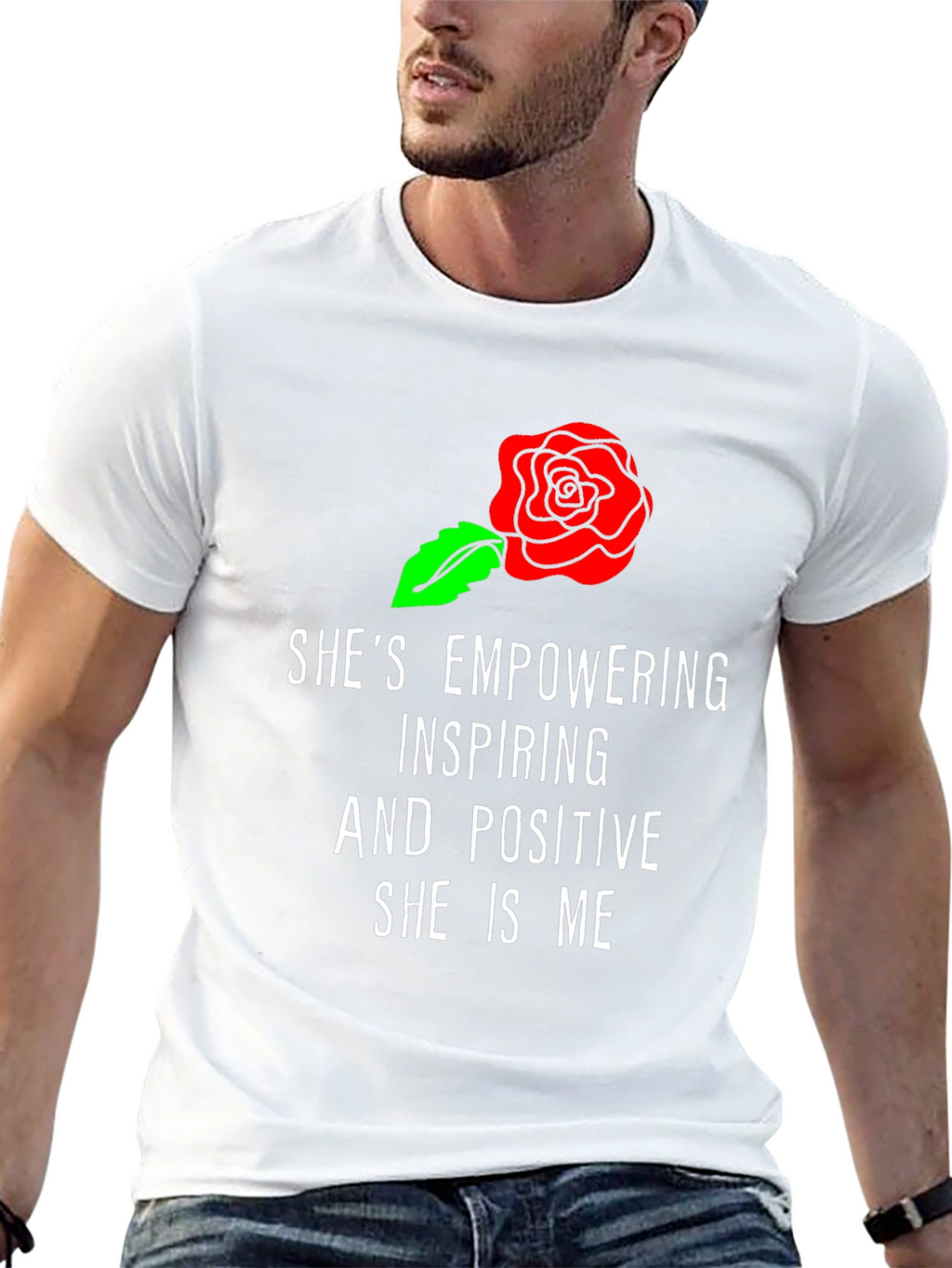 Empowering She Is Me Graphic T-Shirt