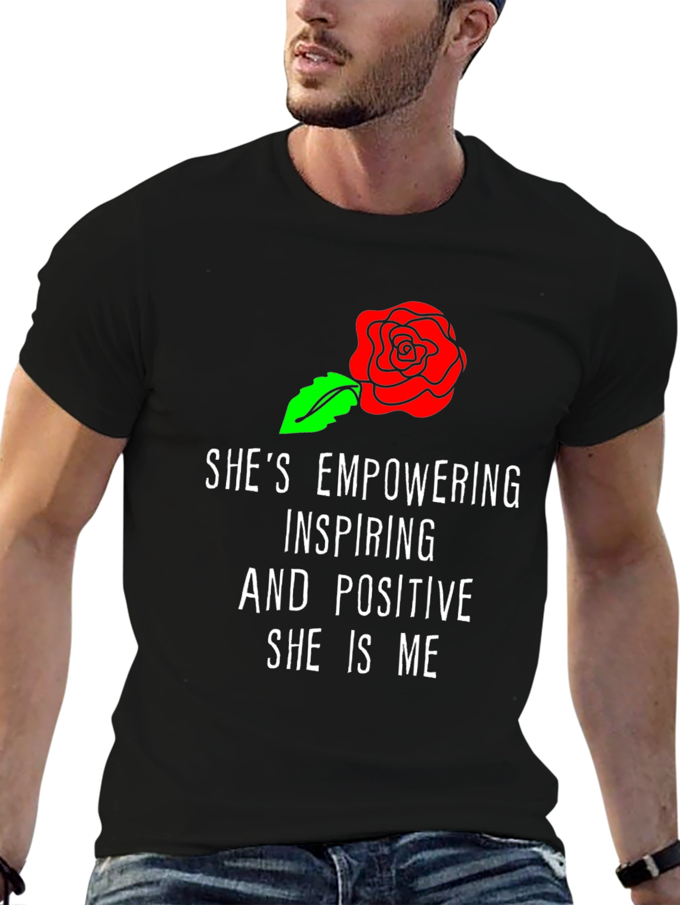 Empowering She Is Me Graphic T-Shirt