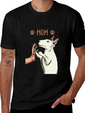 Bull Terrier Mom T-Shirt - Dog Lover Tee