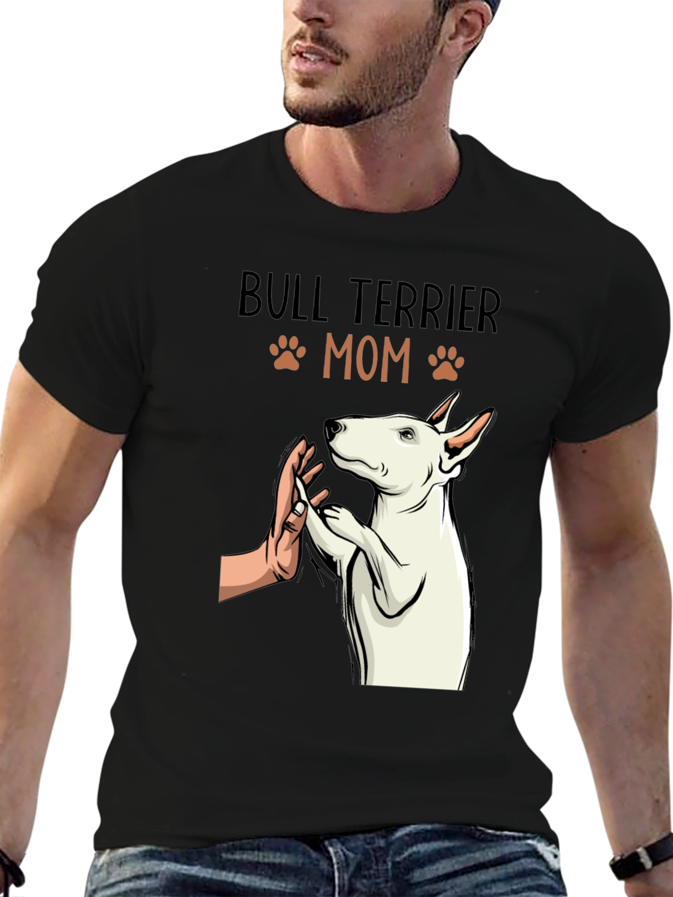 Bull Terrier Mom T-Shirt - Dog Lover Tee