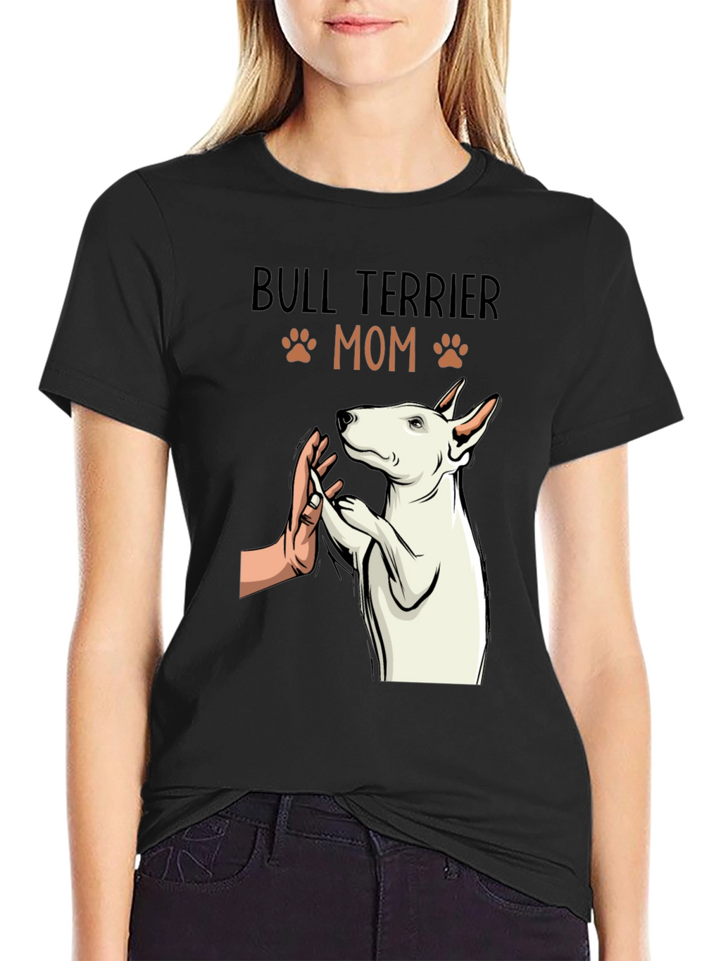 Bull Terrier Mom T-Shirt - Dog Lover Tee