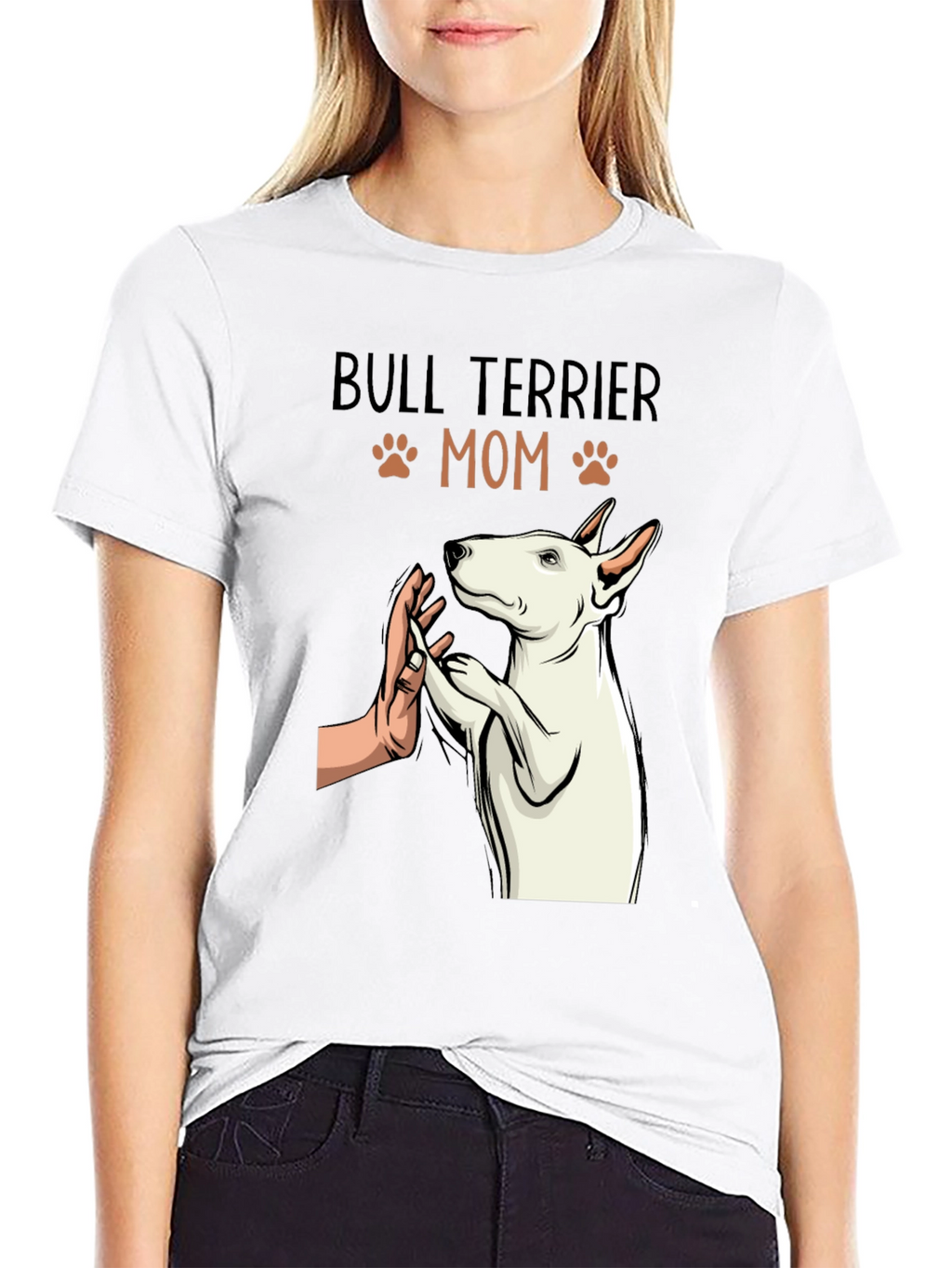 Bull Terrier Mom T-Shirt - Dog Lover Tee