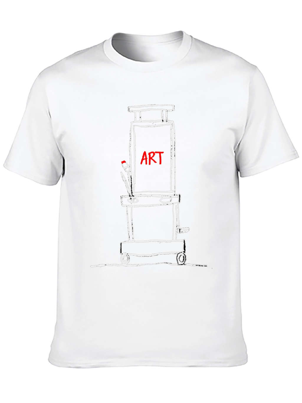 Artist Easel T-Shirt - Art Lover Tee